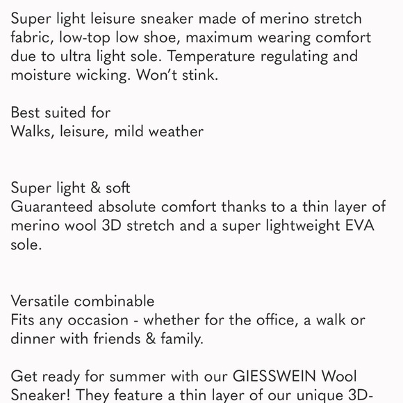 Giesswein Wool Sneaker Grey Sz 39 US 8 - Picture 4 of 10